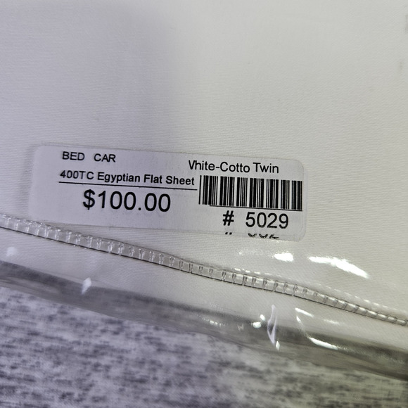 $265 Caravelle Sateen Cotton 400TC Luxury White Twin Sheet Set European Bedding - Picture 9 of 13